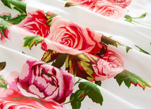 Load image into Gallery viewer, DaDa Bedding Romantic Roses Lovely Spring Pink Floral Duvet Cover Set w/ Pillow Cases (JHW-879)