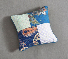 Load image into Gallery viewer, Tache Cotton Patchwork Paisley Bohemian Night Flower Cushion Cover 2-Pieces (JHW-882)