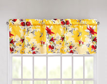 Load image into Gallery viewer, DaDa Bedding Bed in a Bag Bundle Set - Radiant Sunshine Yellow Hummingbirds Floral Bedding Set (JHW-925)