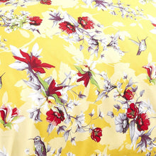 Load image into Gallery viewer, DaDa Bedding Sunshine Yellow Hummingbirds Floral Duvet Cover Set w/ Pillow Cases (JHW-925)