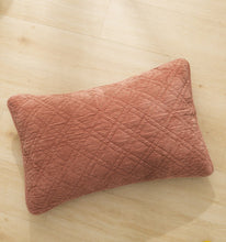 Load image into Gallery viewer, DaDalogy Bedding Terracotta Coral Brick Orange Soft Velour Corduroy Bedspread Set (JHW952)
