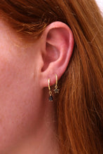 Load image into Gallery viewer, Black Gem Drop - Mix and Match Earring
