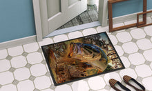 Load image into Gallery viewer, Dragon Slayer Largemouth Bass Doormat - 18x27 Decorative Floor Mat – Indoor/Outdoor Rug with Artistic Flair JMA2002MAT