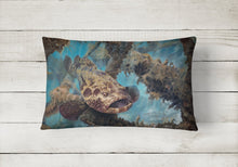 Load image into Gallery viewer, Golden Goliath Grouper Canvas Fabric Decorative Pillow JMA2003PW1216