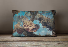Load image into Gallery viewer, Golden Goliath Grouper Canvas Fabric Decorative Pillow JMA2003PW1216