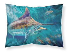 Load image into Gallery viewer, Liquid Metal Black Marlin  Standard Pillowcase – Artistic Decorative Front, White Back JMA2005PILLOWCASE