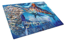 Load image into Gallery viewer, White Night White Marlin Glass Cutting Boards – Durable, Decorative Kitchen Art Large JMA2008LCB