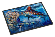 Load image into Gallery viewer, White Night White Marlin Doormat - 18x27 Decorative Floor Mat – Indoor/Outdoor Rug with Artistic Flair JMA2008MAT