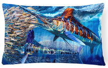 Load image into Gallery viewer, White Night White Marlin Canvas Fabric Decorative Pillow JMA2008PW1216