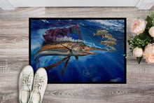 Load image into Gallery viewer, Majesty Sailfish Doormat - 18x27 Decorative Floor Mat – Indoor/Outdoor Rug with Artistic Flair JMA2010MAT