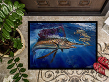 Load image into Gallery viewer, Majesty Sailfish Doormat - 18x27 Decorative Floor Mat – Indoor/Outdoor Rug with Artistic Flair JMA2010MAT