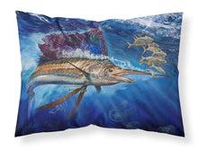Load image into Gallery viewer, Majesty Sailfish  Standard Pillowcase – Artistic Decorative Front, White Back JMA2010PILLOWCASE
