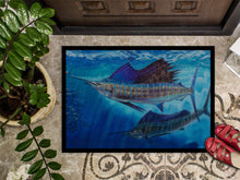 Load image into Gallery viewer, Wide Open Sailfish Doormat - 18x27 Decorative Floor Mat – Indoor/Outdoor Rug with Artistic Flair JMA2011MAT