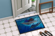 Load image into Gallery viewer, Wide Open Sailfish Doormat - 18x27 Decorative Floor Mat – Indoor/Outdoor Rug with Artistic Flair JMA2011MAT