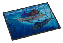Load image into Gallery viewer, Wide Open Sailfish Doormat - 18x27 Decorative Floor Mat – Indoor/Outdoor Rug with Artistic Flair JMA2011MAT