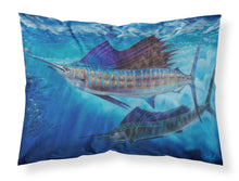 Load image into Gallery viewer, Wide Open Sailfish  Standard Pillowcase – Artistic Decorative Front, White Back JMA2011PILLOWCASE