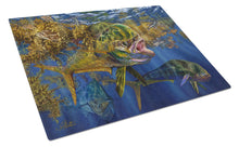 Load image into Gallery viewer, Seaweed Salad Mahi Glass Cutting Boards – Durable, Decorative Kitchen Art Large JMA2013LCB