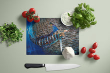 Load image into Gallery viewer, Striped Gem Striped Marlin Glass Cutting Boards – Durable, Decorative Kitchen Art Large JMA2014LCB