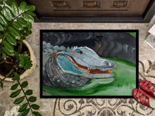 Load image into Gallery viewer, Blue Alligator Doormat - 24x36 Decorative Floor Mat – Indoor/Outdoor Rug with Artistic Flair JMK1003JMAT