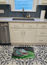 Load image into Gallery viewer, Blue Alligator Machine Washable Memory Foam Mat JMK1003RUG