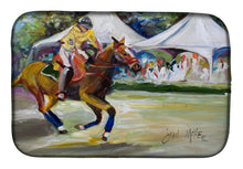Load image into Gallery viewer, Polo at the Point Dish Drying Mat – Absorbent, Artistic Kitchen Essentials JMK1008DDM