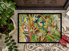 Load image into Gallery viewer, Three Blue Parrots Doormat - 24x36 Decorative Floor Mat – Indoor/Outdoor Rug with Artistic Flair JMK1010JMAT