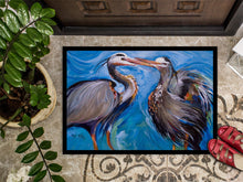 Load image into Gallery viewer, Blue Heron Love Doormat - 24x36 Decorative Floor Mat – Indoor/Outdoor Rug with Artistic Flair JMK1011JMAT
