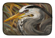 Load image into Gallery viewer, Blue Heron Dish Drying Mat – Absorbent, Artistic Kitchen Essentials JMK1012DDM