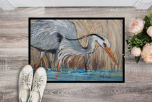 Load image into Gallery viewer, Blue Heron in the reeds Doormat - 24x36 Decorative Floor Mat – Indoor/Outdoor Rug with Artistic Flair JMK1013JMAT
