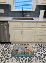 Load image into Gallery viewer, Blue Heron in the reeds Machine Washable Memory Foam Mat JMK1013RUG
