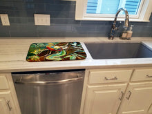 Load image into Gallery viewer, Mandarin Pheasant Dish Drying Mat – Absorbent, Artistic Kitchen Essentials JMK1014DDM