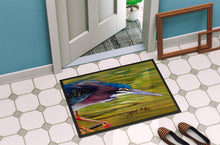 Load image into Gallery viewer, Green Heron Doormat - 24x36 Decorative Floor Mat – Indoor/Outdoor Rug with Artistic Flair JMK1016JMAT