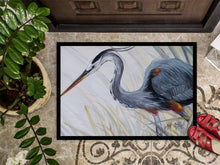 Load image into Gallery viewer, Blue Heron Frog hunting Doormat - 24x36 Decorative Floor Mat – Indoor/Outdoor Rug with Artistic Flair JMK1017JMAT