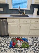 Load image into Gallery viewer, Menage-a-trois Parrots Machine Washable Memory Foam Mat JMK1018RUG