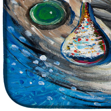 Load image into Gallery viewer, Pelican Dressed as a Reindeer Dish Drying Mat – Absorbent, Artistic Kitchen Essentials JMK1020DDM