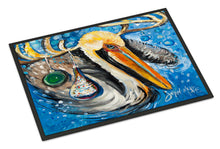 Load image into Gallery viewer, Pelican Dressed as a Reindeer Doormat - 24x36 Decorative Floor Mat – Indoor/Outdoor Rug with Artistic Flair JMK1020JMAT