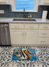 Load image into Gallery viewer, Pelican Dressed as a Reindeer Machine Washable Memory Foam Mat JMK1020RUG