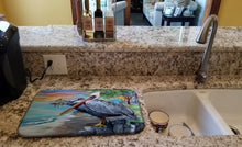 Load image into Gallery viewer, Pelican view Dish Drying Mat – Absorbent, Artistic Kitchen Essentials JMK1021DDM