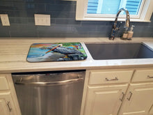 Load image into Gallery viewer, Pelican view Dish Drying Mat – Absorbent, Artistic Kitchen Essentials JMK1021DDM