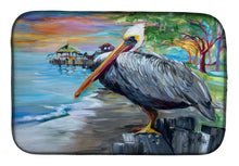 Load image into Gallery viewer, Pelican view Dish Drying Mat – Absorbent, Artistic Kitchen Essentials JMK1021DDM