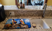 Load image into Gallery viewer, Pelican Brothers Dish Drying Mat – Absorbent, Artistic Kitchen Essentials JMK1022DDM