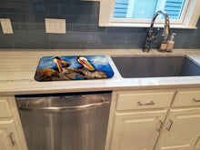 Load image into Gallery viewer, Pelican Brothers Dish Drying Mat – Absorbent, Artistic Kitchen Essentials JMK1022DDM