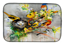 Load image into Gallery viewer, Spring Birds Dish Drying Mat – Absorbent, Artistic Kitchen Essentials JMK1024DDM