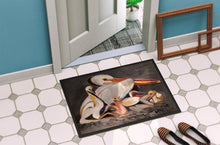 Load image into Gallery viewer, White Pelicans Doormat - 24x36 Decorative Floor Mat – Indoor/Outdoor Rug with Artistic Flair JMK1026JMAT