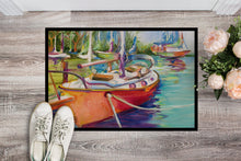 Load image into Gallery viewer, Red Sailboat Doormat - 24x36 Decorative Floor Mat – Indoor/Outdoor Rug with Artistic Flair JMK1028JMAT