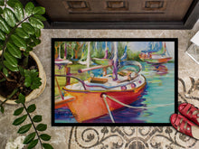 Load image into Gallery viewer, Red Sailboat Doormat - 24x36 Decorative Floor Mat – Indoor/Outdoor Rug with Artistic Flair JMK1028JMAT