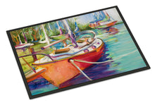 Load image into Gallery viewer, Red Sailboat Doormat - 24x36 Decorative Floor Mat – Indoor/Outdoor Rug with Artistic Flair JMK1028JMAT