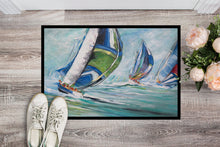 Load image into Gallery viewer, Boat Race Doormat - 24x36 Decorative Floor Mat – Indoor/Outdoor Rug with Artistic Flair JMK1030JMAT