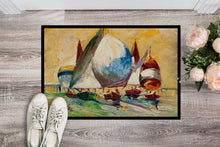 Load image into Gallery viewer, Bimini Sails Sailboat Doormat - 24x36 Decorative Floor Mat – Indoor/Outdoor Rug with Artistic Flair JMK1033JMAT