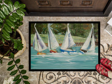 Load image into Gallery viewer, Sailboats on the bay Doormat - 24x36 Decorative Floor Mat – Indoor/Outdoor Rug with Artistic Flair JMK1035JMAT